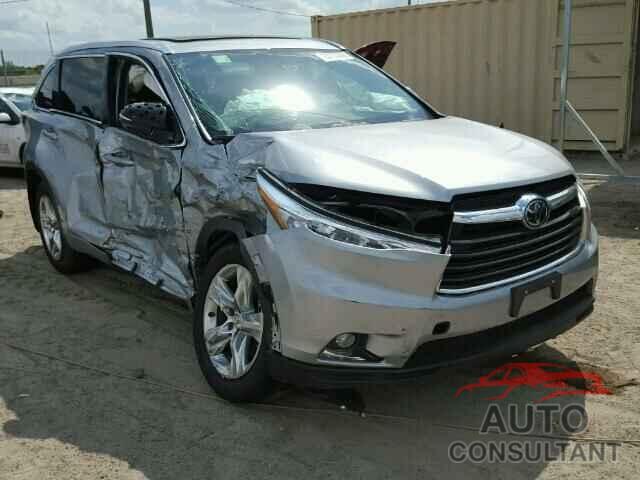 TOYOTA HIGHLANDER 2015 - 5TDDKRFH2FS187647
