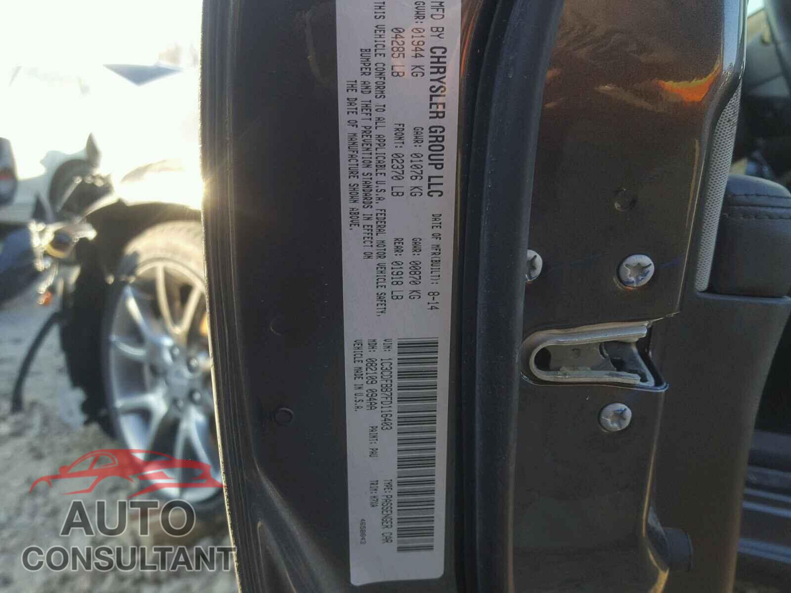 DODGE DART 2015 - 1C3CDFBB7FD116403