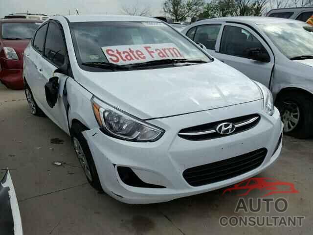 HYUNDAI ACCENT 2016 - KMHCT4AE9GU970238