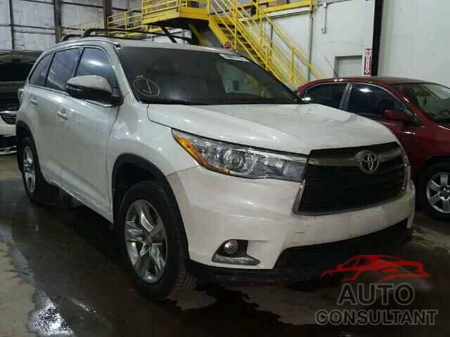 TOYOTA HIGHLANDER 2015 - 5TDDKRFH5FS153184
