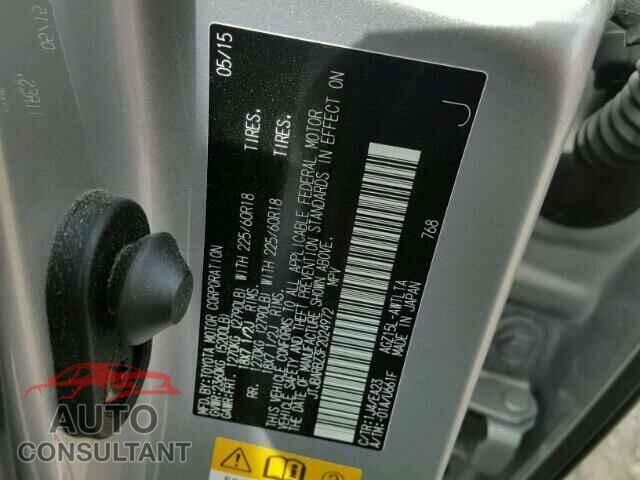 LEXUS NX 2015 - JTJBARBZ3F2024972
