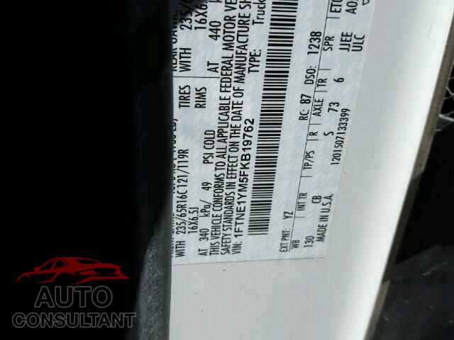FORD TRANSIT CO 2015 - 1FTNE1YM5FKB19762