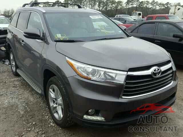 TOYOTA HIGHLANDER 2016 - 5TDYKRFH3GS136032