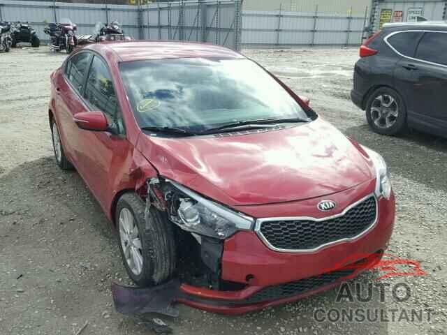 KIA FORTE 2016 - KNAFX4A66G5553195