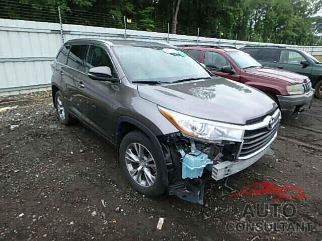 TOYOTA HIGHLANDER 2015 - 5TDJKRFH1FS091107