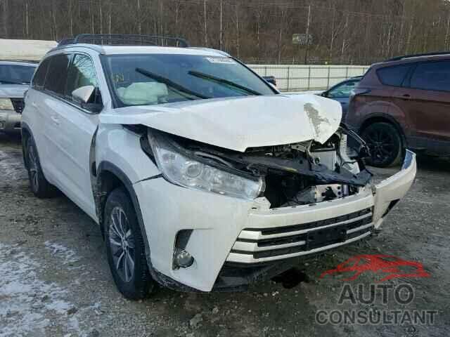TOYOTA HIGHLANDER 2017 - 5TDJZRFH2HS473113
