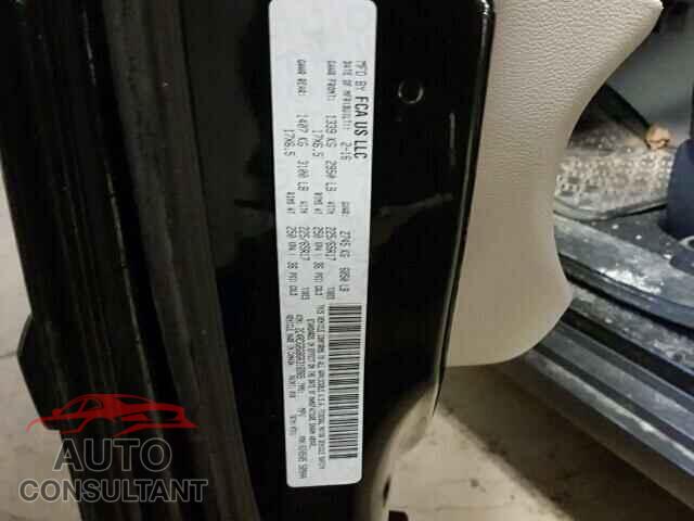 DODGE CARAVAN 2016 - 2C4RDGBG8GR316969