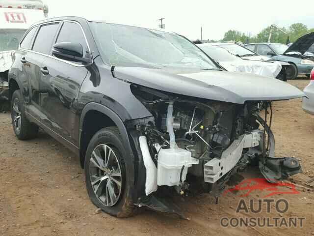 TOYOTA HIGHLANDER 2016 - 5TDJKRFH8GS262548