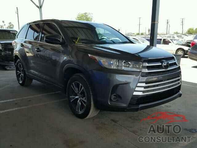 TOYOTA HIGHLANDER 2017 - 5TDZARFH6HS023538