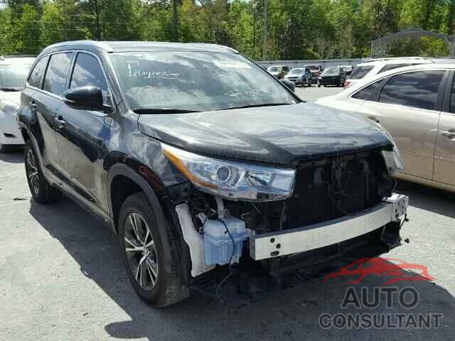TOYOTA HIGHLANDER 2016 - 5TDKKRFH6GS129436