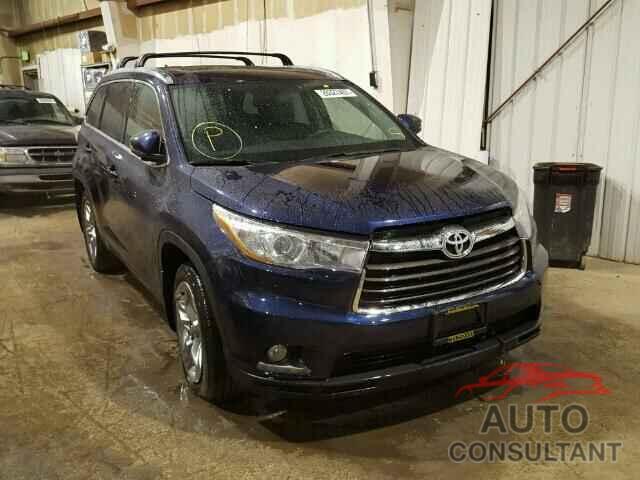 TOYOTA HIGHLANDER 2015 - 5TDDKRFH6FS208144