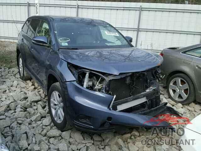 TOYOTA HIGHLANDER 2015 - 5TDBKRFH4FS126078