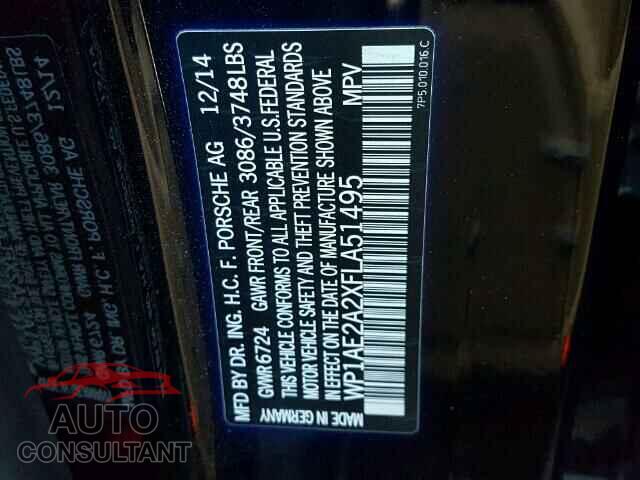 PORSCHE CAYENNE 2015 - WP1AE2A2XFLA51495