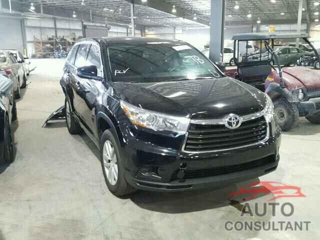 TOYOTA HIGHLANDER 2015 - 5TDZARFHXFS015651