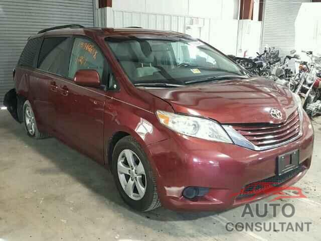 TOYOTA SIENNA 2015 - 5TDKK3DC3FS578382