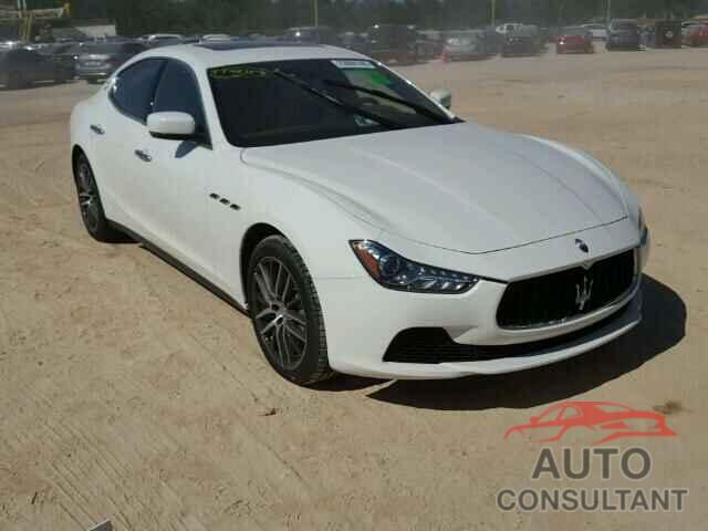 MASERATI ALL MODELS 2016 - ZAM57XSAXG1180989