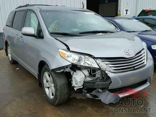 TOYOTA SIENNA 2015 - 5TDKK3DC6FS667394