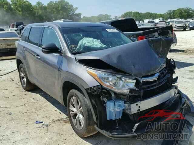 TOYOTA HIGHLANDER 2015 - 5TDZKRFH6FS040477