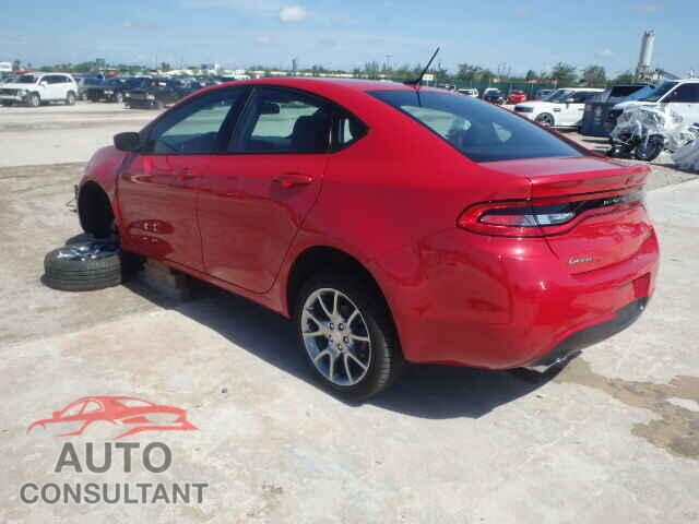 DODGE DART 2015 - 1C3CDFBB5FD117209