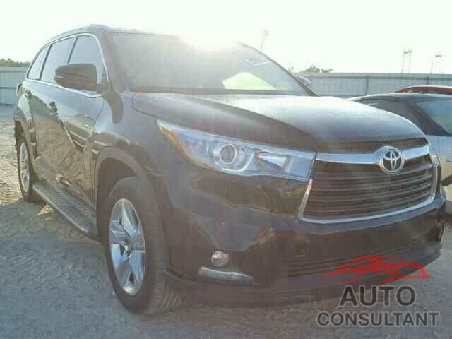 TOYOTA HIGHLANDER 2016 - 5TDDKRFH6GS266367