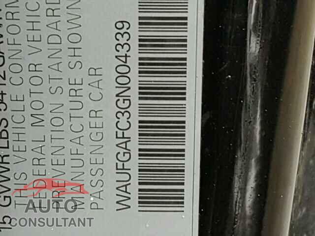 AUDI A6 2016 - WAUFGAFC3GN004339