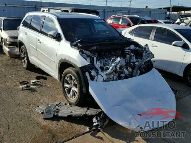 TOYOTA HIGHLANDER 2015 - 5TDKKRFH5FS119589
