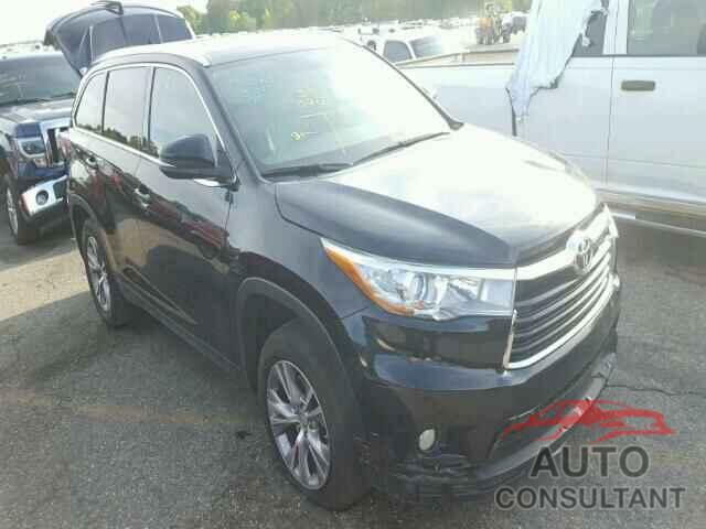 TOYOTA HIGHLANDER 2015 - 5TDKKRFH2FS081030