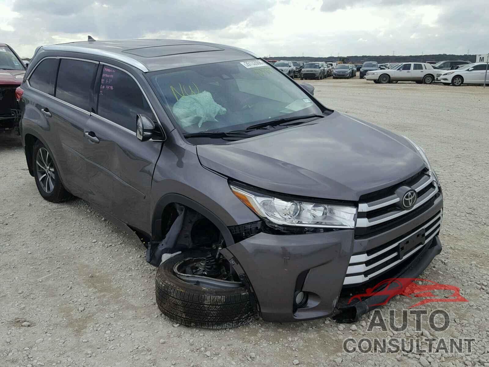 TOYOTA HIGHLANDER 2017 - 5TDJZRFH7HS383939