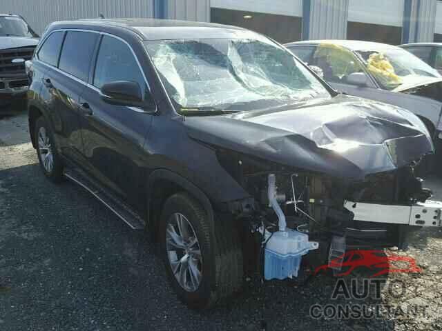TOYOTA HIGHLANDER 2015 - 5TDBKRFH9FS199737