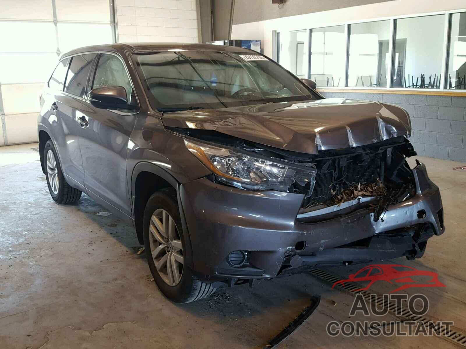 TOYOTA HIGHLANDER 2015 - 5TDBKRFH1FS146479
