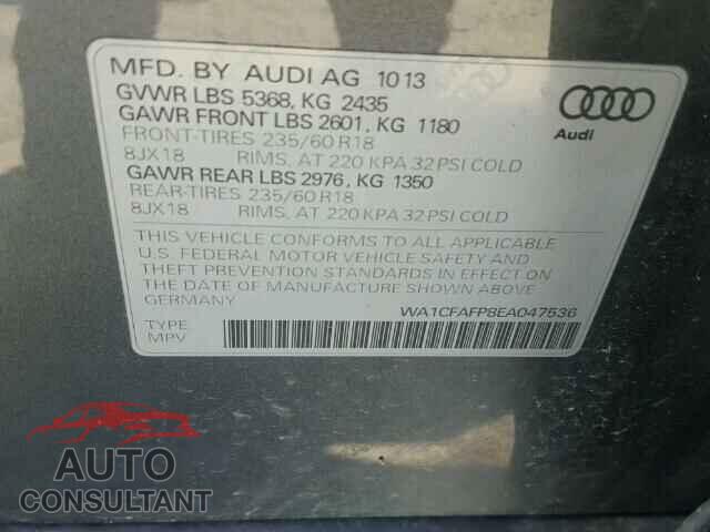 AUDI Q5 2014 - WA1CFAFP8EA047536
