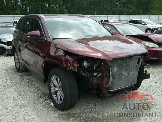 TOYOTA HIGHLANDER 2015 - 5TDKKRFH9FS043228