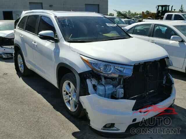 TOYOTA HIGHLANDER 2015 - 5TDYKRFH6FS098553