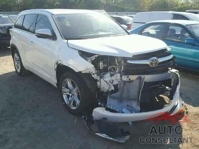 TOYOTA HIGHLANDER 2015 - 5TDYKRFH5FS039753