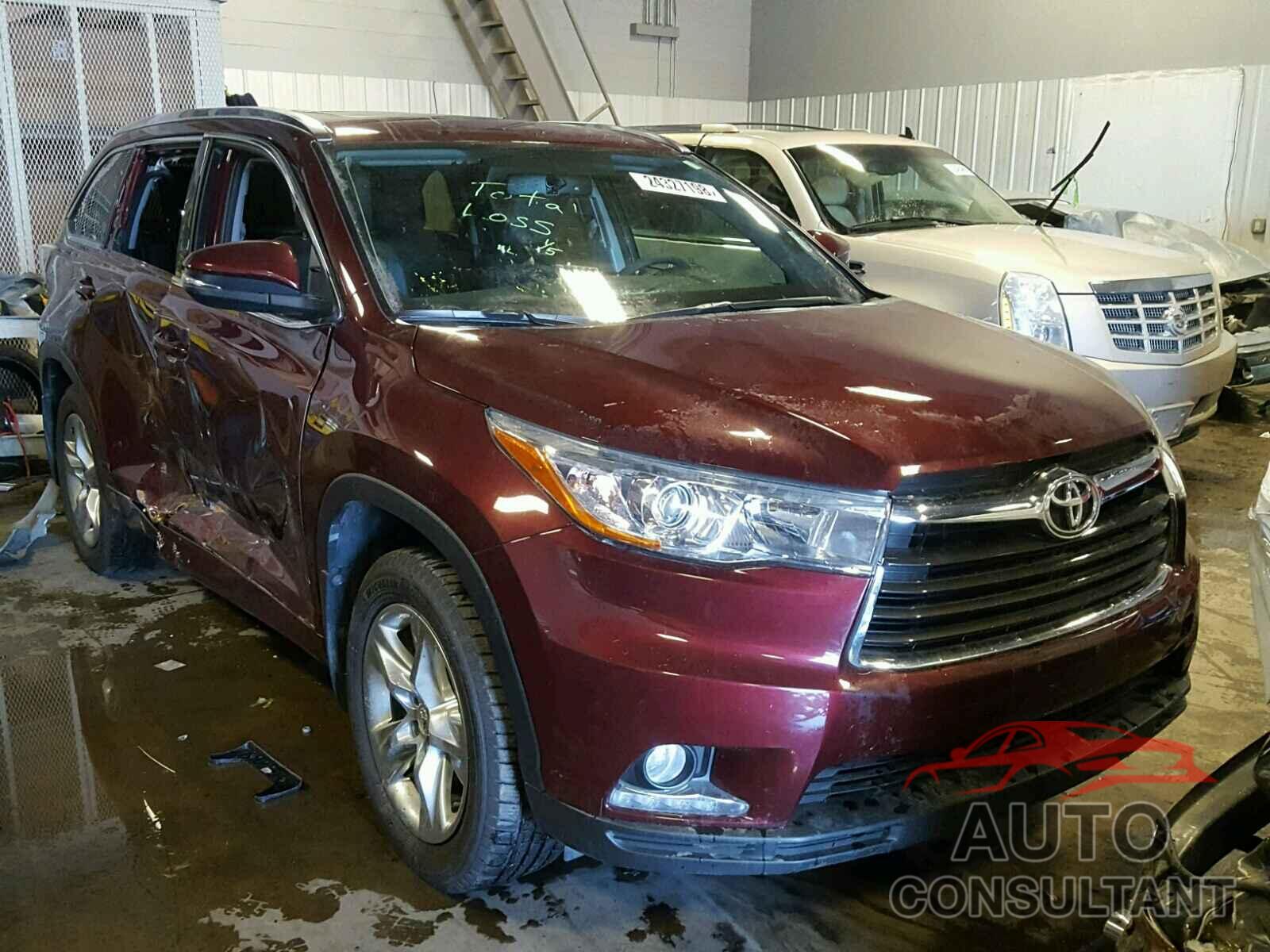 TOYOTA HIGHLANDER 2015 - 5TDDKRFH7FS223557
