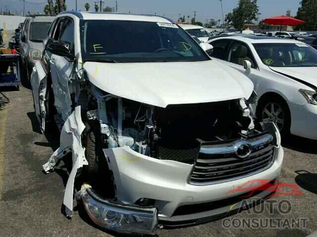 TOYOTA HIGHLANDER 2015 - 5TDYKRFH2FS101979