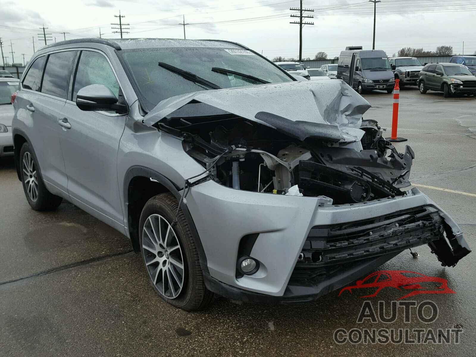 TOYOTA HIGHLANDER 2017 - 5TDJZRFHXHS364270