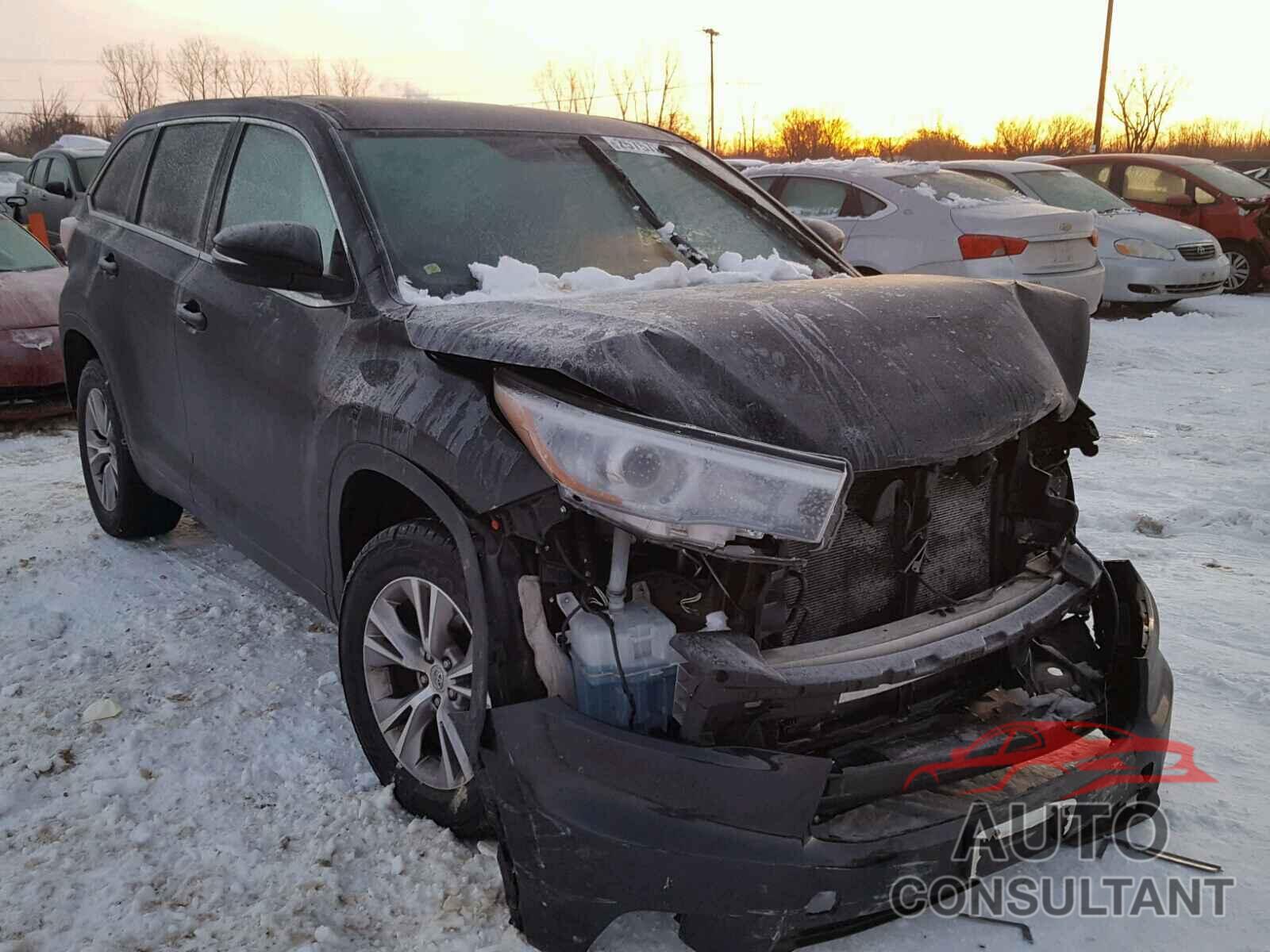 TOYOTA HIGHLANDER 2015 - 5TDZKRFH3FS097090