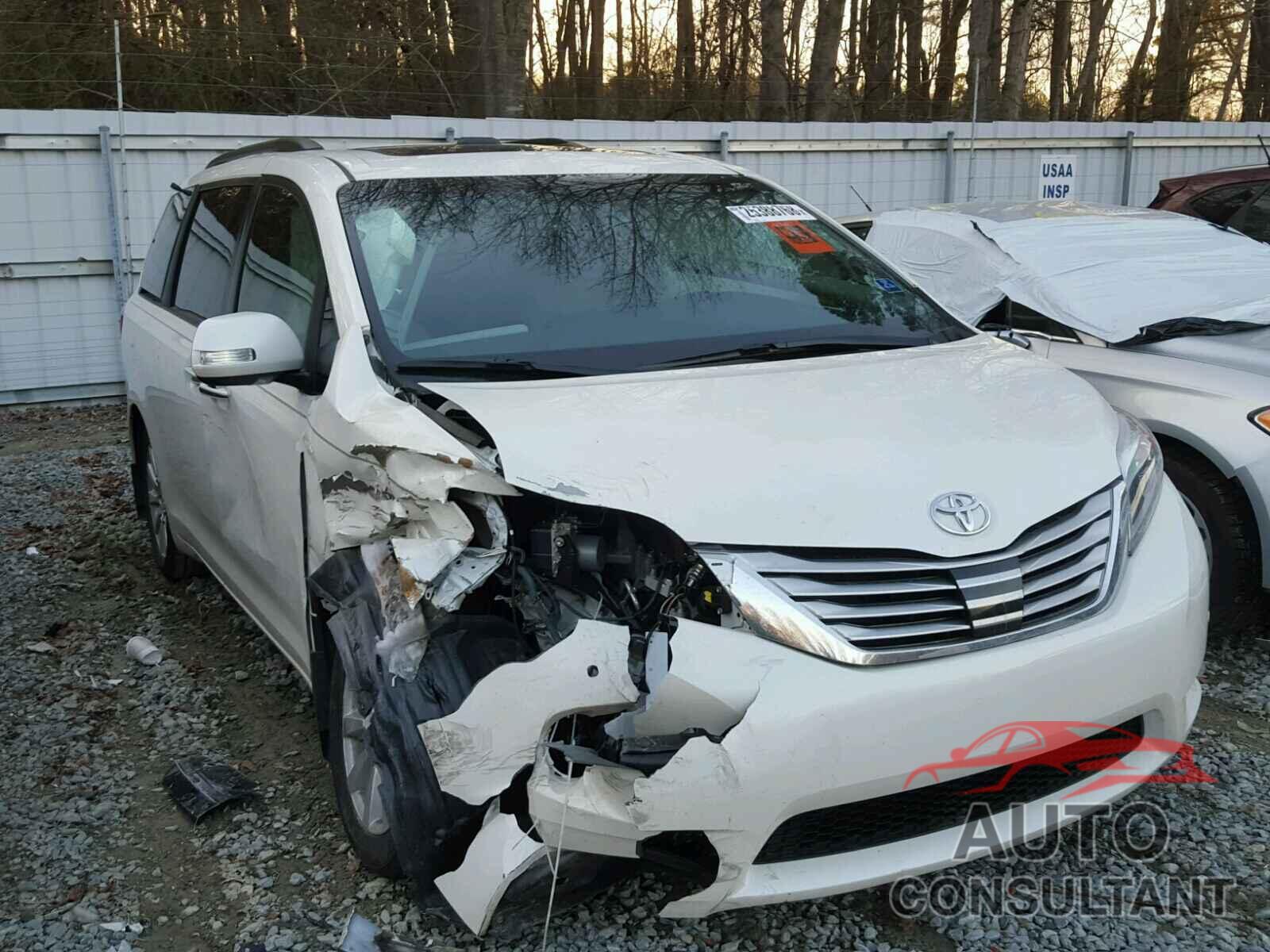 TOYOTA SIENNA 2017 - 5TDYZ3DC2HS783667