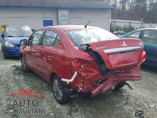 MITSUBISHI MIRAGE 2017 - ML32F4FJ9HH001940