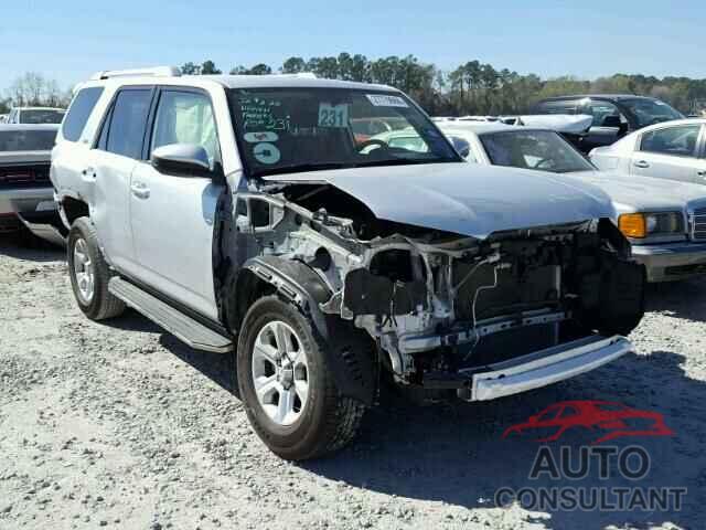 TOYOTA 4RUNNER 2017 - JTEZU5JR3H5152211