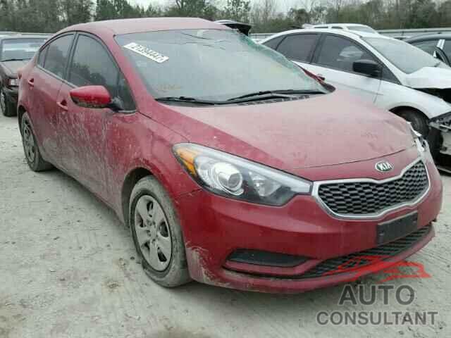 KIA FORTE 2016 - KNAFK4A67G5461270