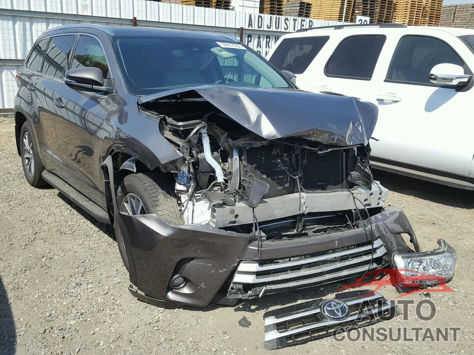 TOYOTA HIGHLANDER 2017 - 5TDJZRFHXHS387905