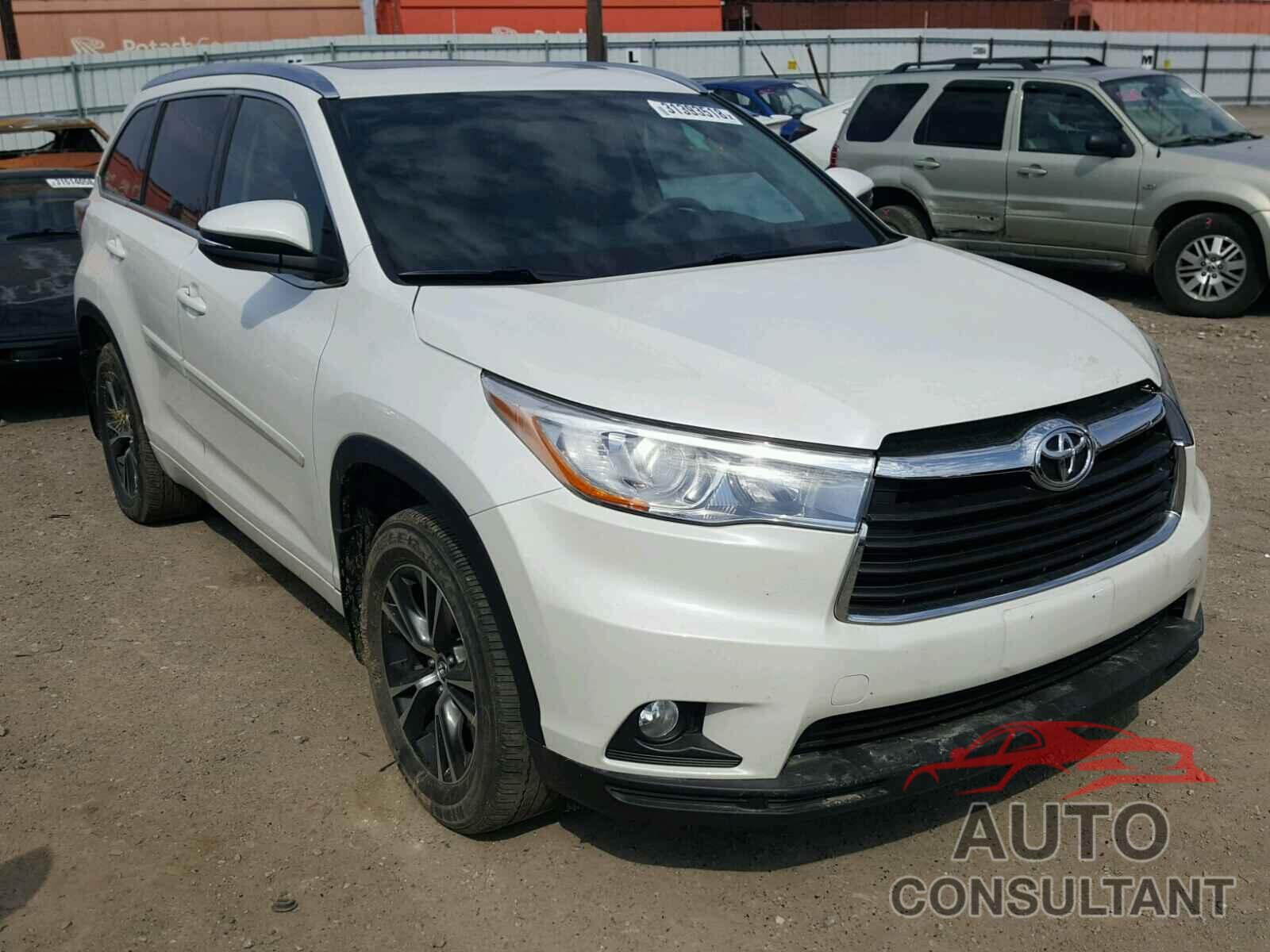 TOYOTA HIGHLANDER 2016 - 5TDJKRFH5GS328277