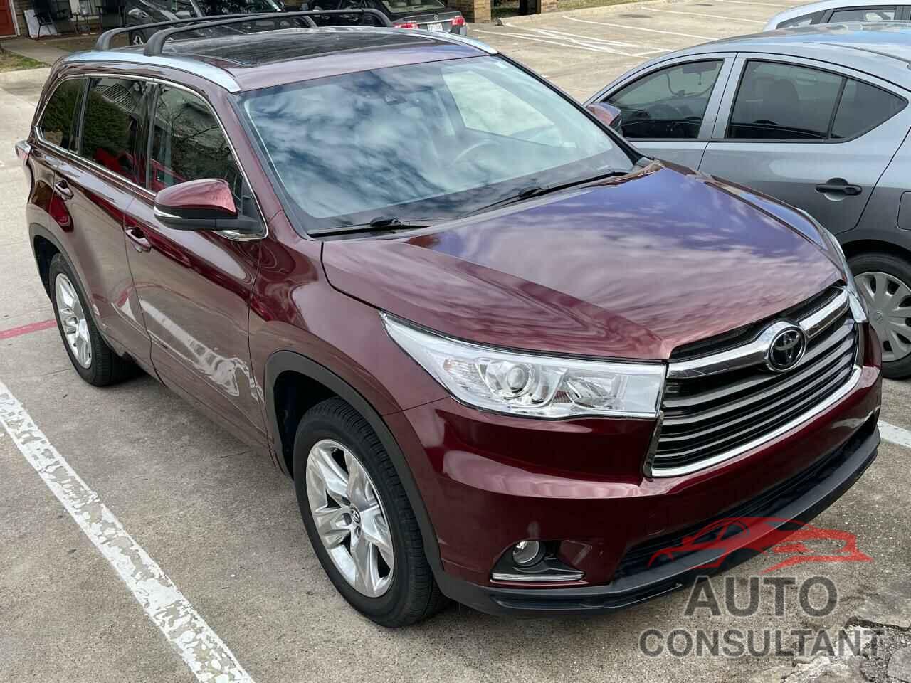 TOYOTA HIGHLANDER 2016 - 5TDYKRFH1GS180613