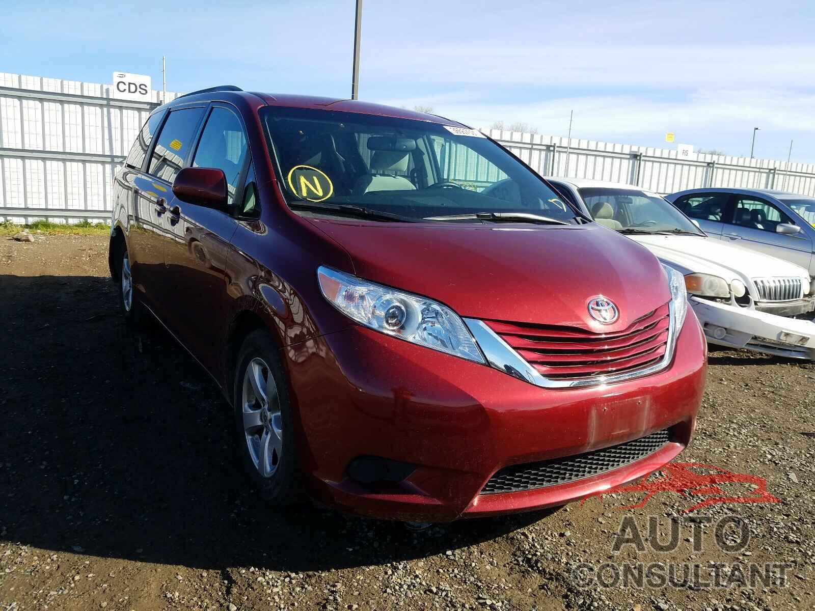 TOYOTA SIENNA 2017 - 5TDKZ3DC2HS838866