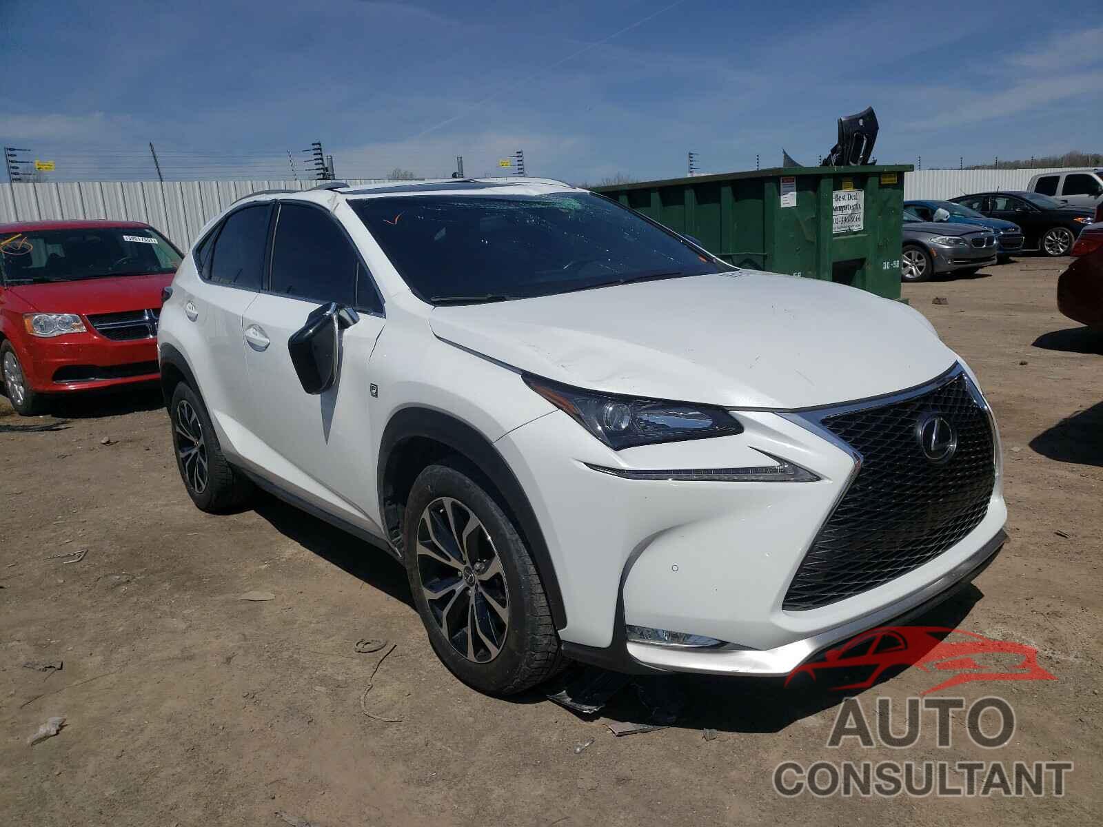 LEXUS NX 2016 - JTJBARBZ4G2083479