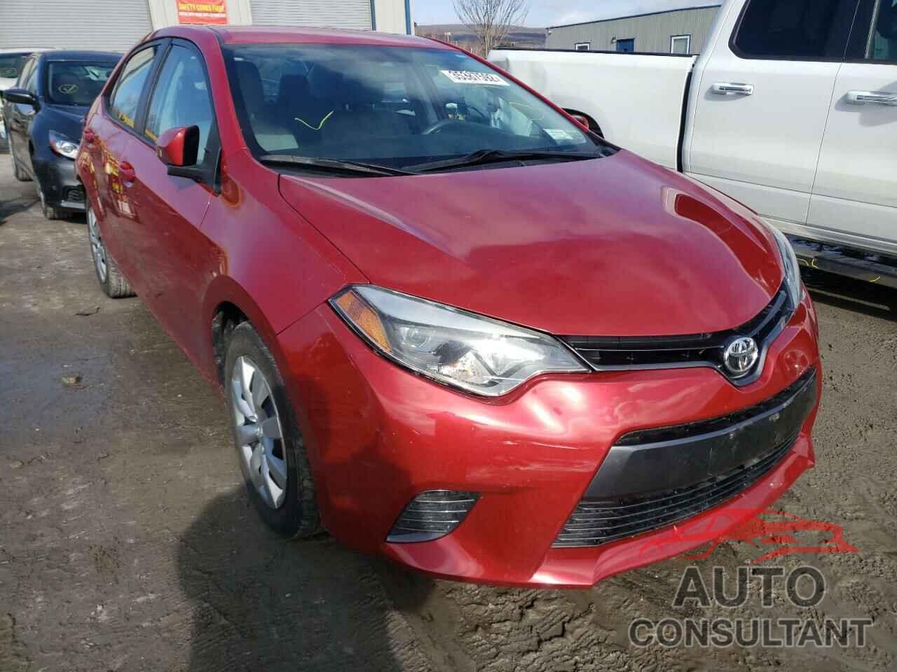 TOYOTA COROLLA 2016 - 2T1BURHE3GC662642