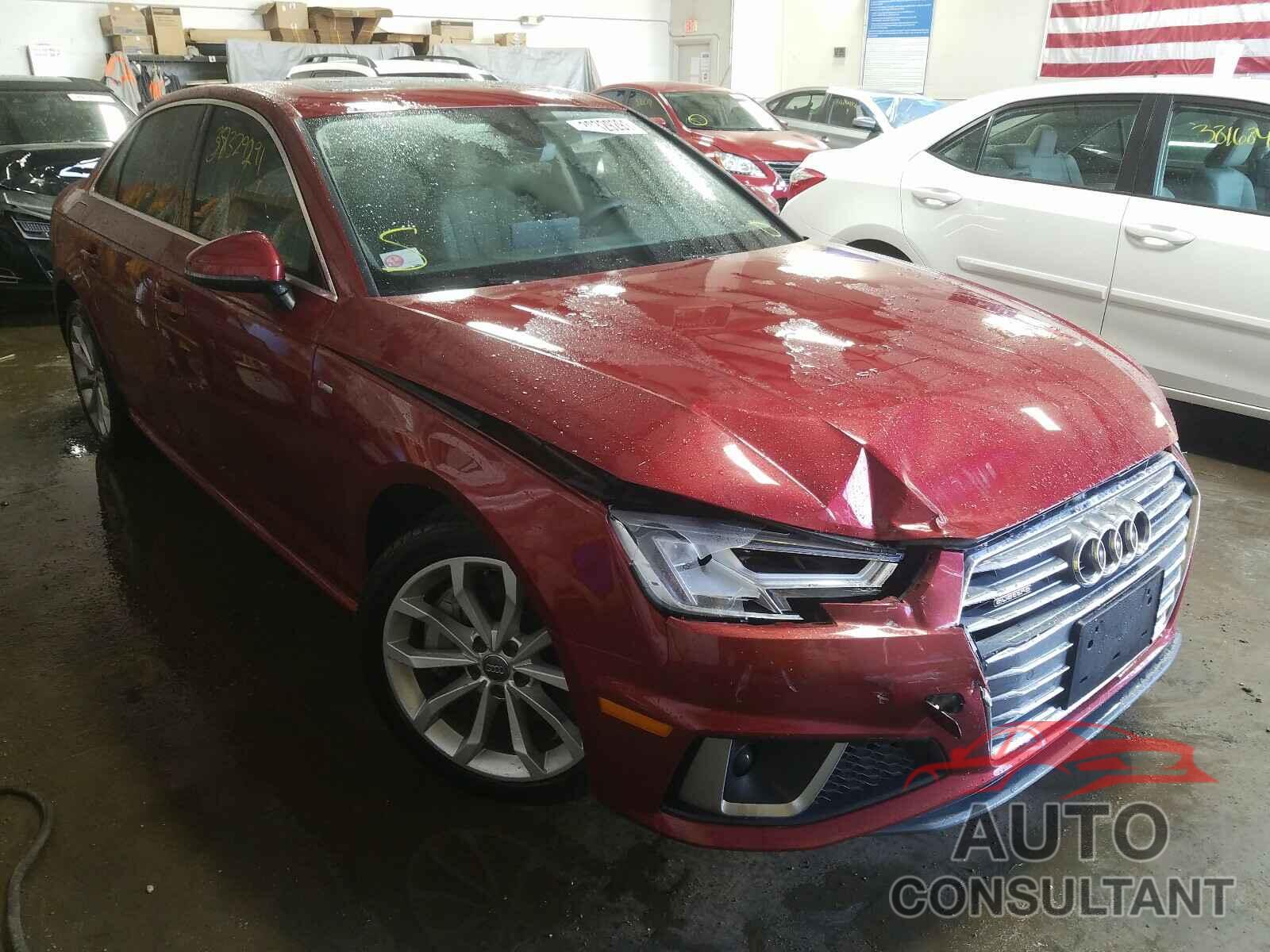 AUDI A4 2019 - WAUENAF42KN020602