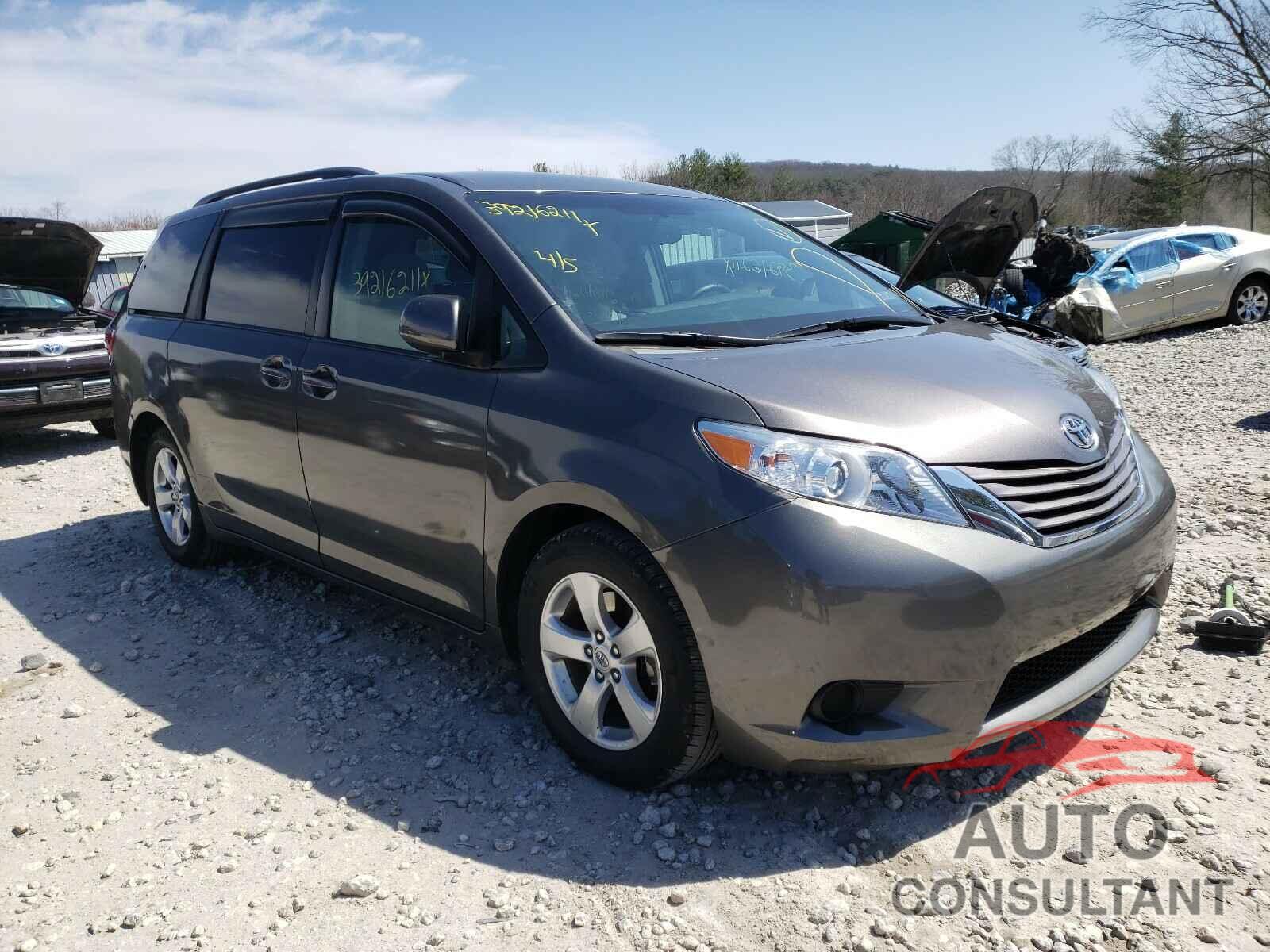 TOYOTA SIENNA 2016 - 5TDKK3DC5GS734200